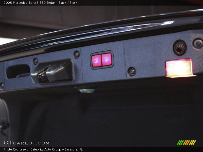Black / Black 2008 Mercedes-Benz S 550 Sedan