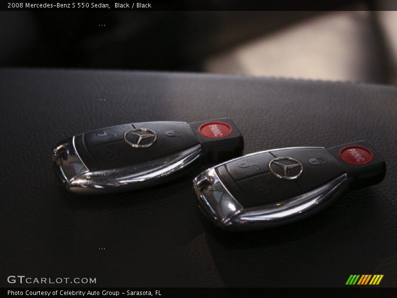 Black / Black 2008 Mercedes-Benz S 550 Sedan