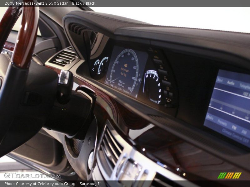 Black / Black 2008 Mercedes-Benz S 550 Sedan