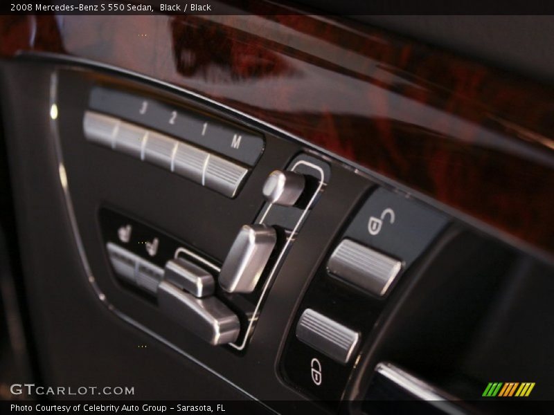 Black / Black 2008 Mercedes-Benz S 550 Sedan
