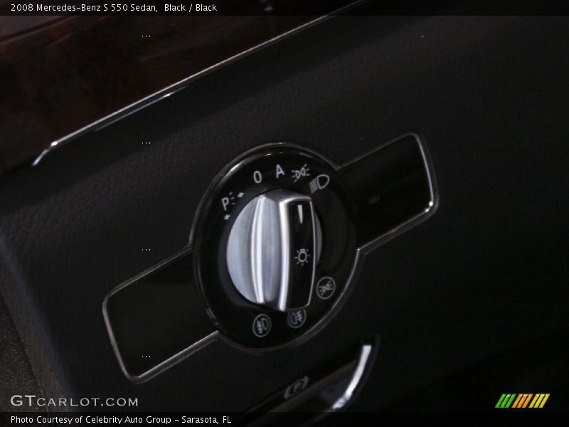 Black / Black 2008 Mercedes-Benz S 550 Sedan