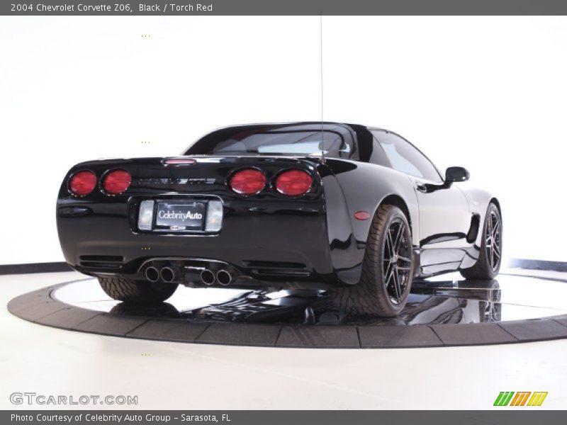 Black / Torch Red 2004 Chevrolet Corvette Z06