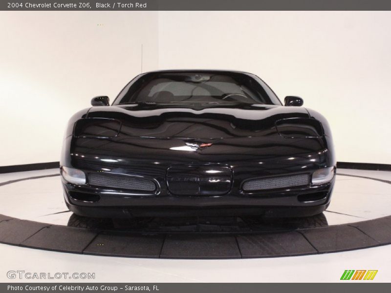 Black / Torch Red 2004 Chevrolet Corvette Z06