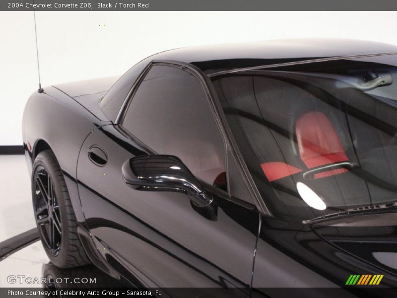 Black / Torch Red 2004 Chevrolet Corvette Z06