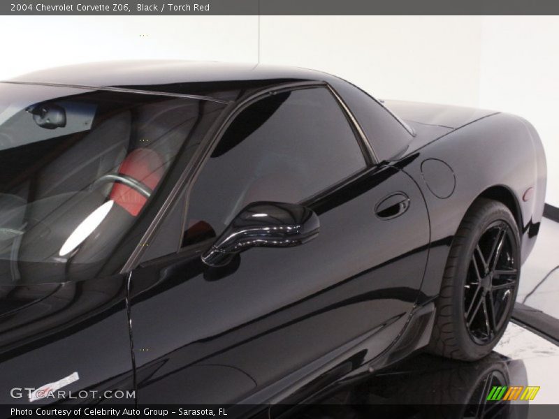 Black / Torch Red 2004 Chevrolet Corvette Z06