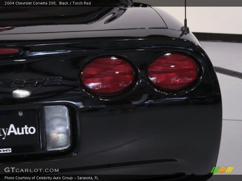 Black / Torch Red 2004 Chevrolet Corvette Z06