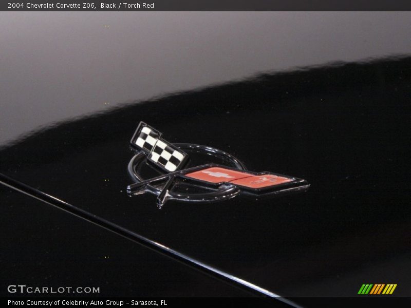Black / Torch Red 2004 Chevrolet Corvette Z06