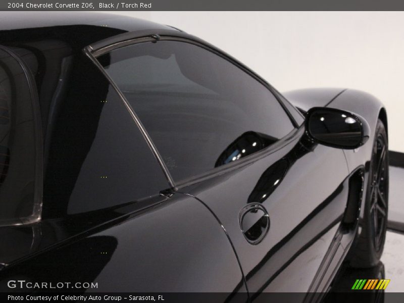 Black / Torch Red 2004 Chevrolet Corvette Z06