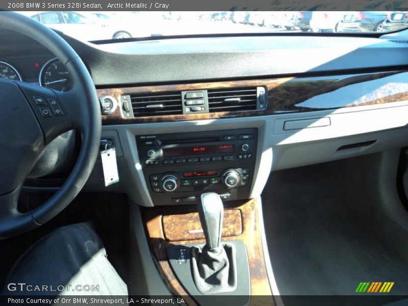 Arctic Metallic / Gray 2008 BMW 3 Series 328i Sedan