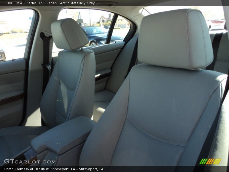 Arctic Metallic / Gray 2008 BMW 3 Series 328i Sedan