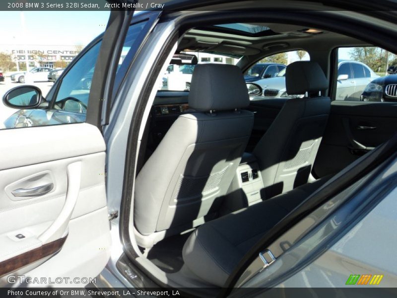 Arctic Metallic / Gray 2008 BMW 3 Series 328i Sedan