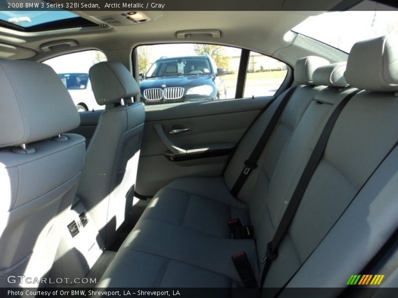 Arctic Metallic / Gray 2008 BMW 3 Series 328i Sedan