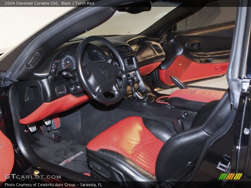 2004 Corvette Z06 Torch Red Interior