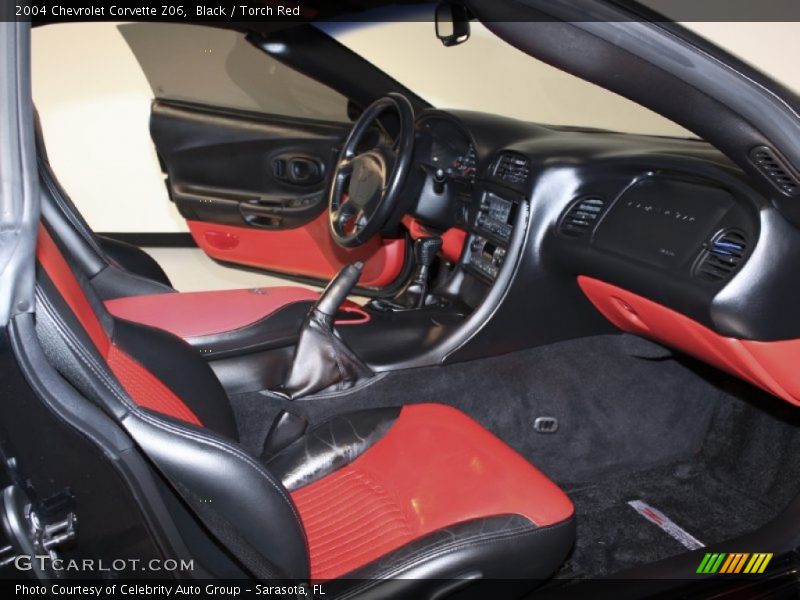  2004 Corvette Z06 Torch Red Interior