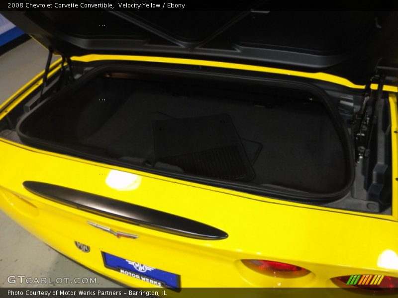 Velocity Yellow / Ebony 2008 Chevrolet Corvette Convertible