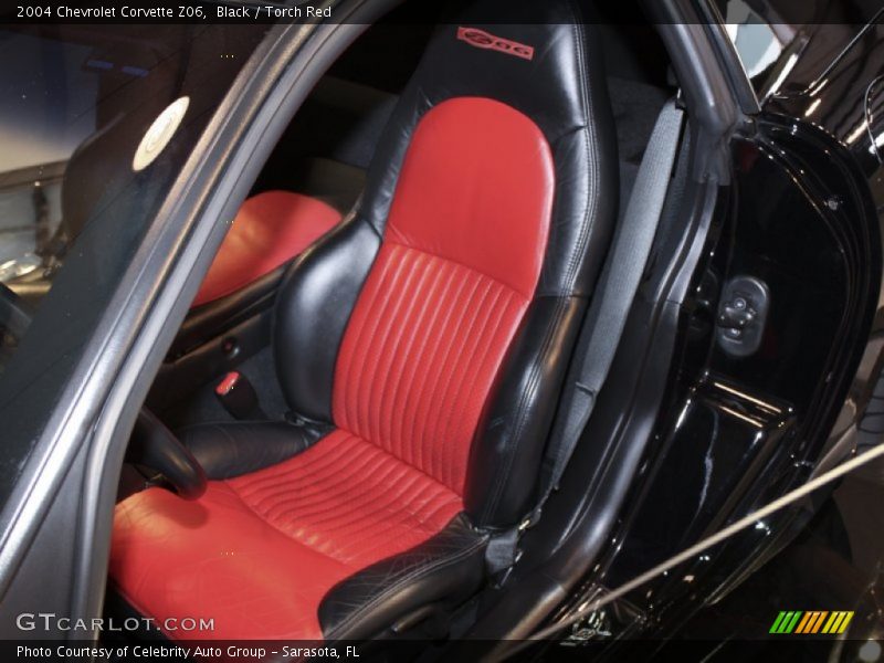  2004 Corvette Z06 Torch Red Interior