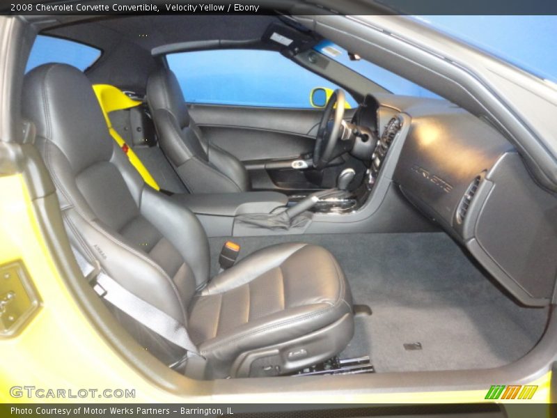  2008 Corvette Convertible Ebony Interior