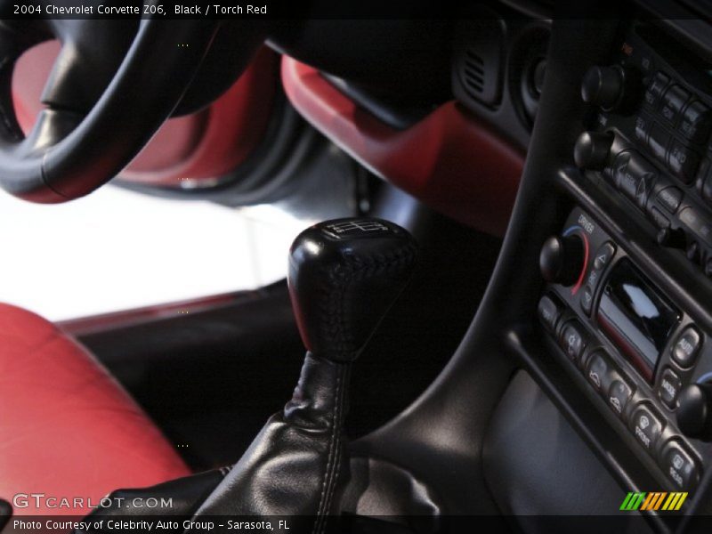 Black / Torch Red 2004 Chevrolet Corvette Z06