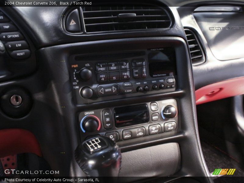 Controls of 2004 Corvette Z06