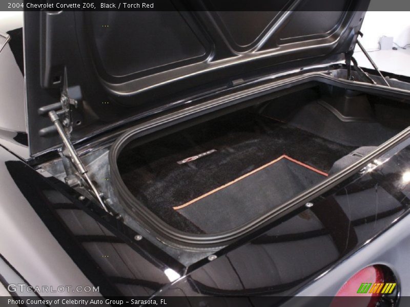 Black / Torch Red 2004 Chevrolet Corvette Z06