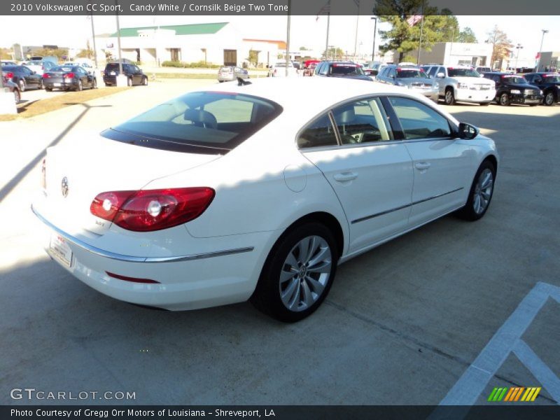 Candy White / Cornsilk Beige Two Tone 2010 Volkswagen CC Sport