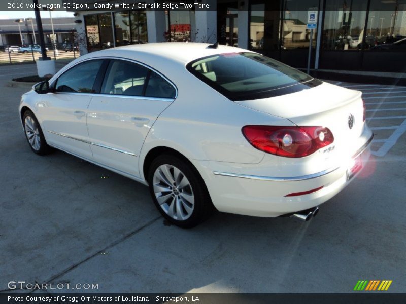 Candy White / Cornsilk Beige Two Tone 2010 Volkswagen CC Sport