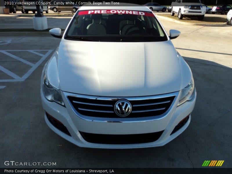 Candy White / Cornsilk Beige Two Tone 2010 Volkswagen CC Sport