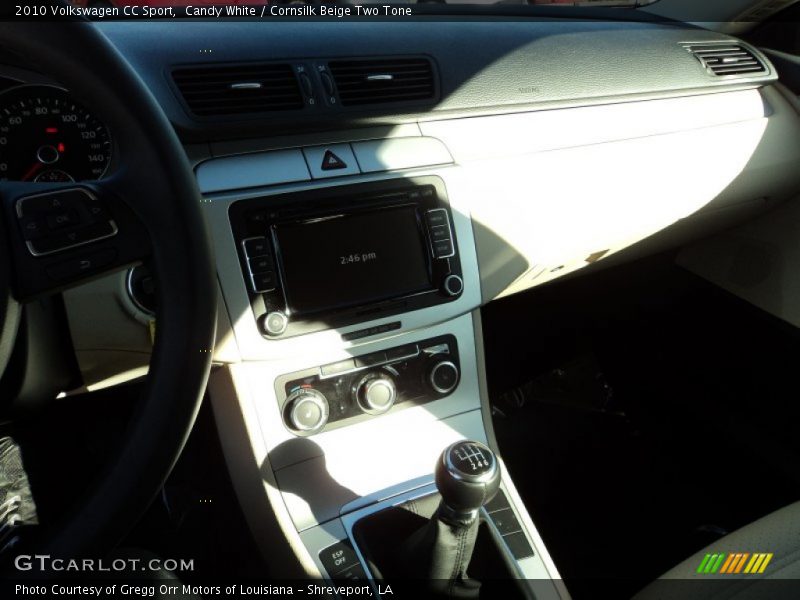 Candy White / Cornsilk Beige Two Tone 2010 Volkswagen CC Sport
