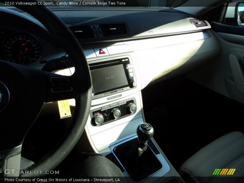 Candy White / Cornsilk Beige Two Tone 2010 Volkswagen CC Sport