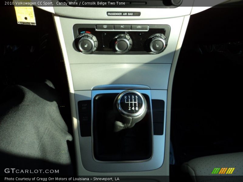 Candy White / Cornsilk Beige Two Tone 2010 Volkswagen CC Sport