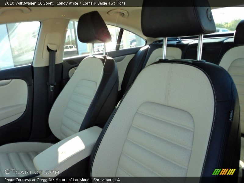 Candy White / Cornsilk Beige Two Tone 2010 Volkswagen CC Sport