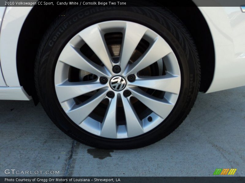 Candy White / Cornsilk Beige Two Tone 2010 Volkswagen CC Sport