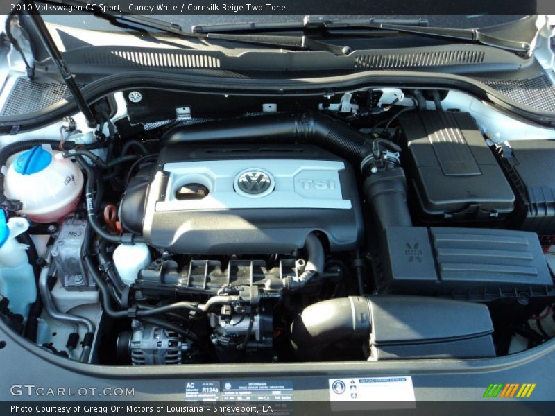 Candy White / Cornsilk Beige Two Tone 2010 Volkswagen CC Sport