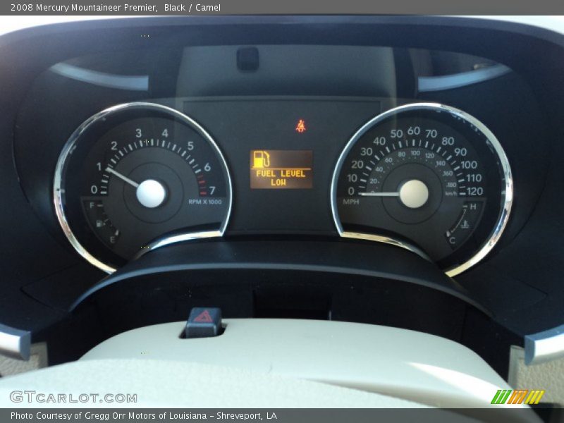 Black / Camel 2008 Mercury Mountaineer Premier