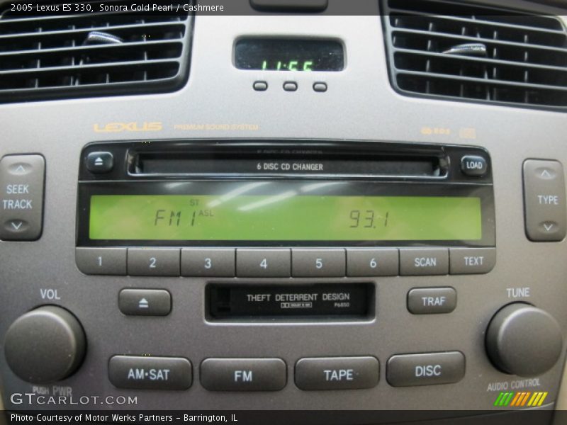 Sonora Gold Pearl / Cashmere 2005 Lexus ES 330