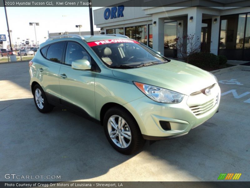 Kiwi Green / Taupe 2010 Hyundai Tucson GLS