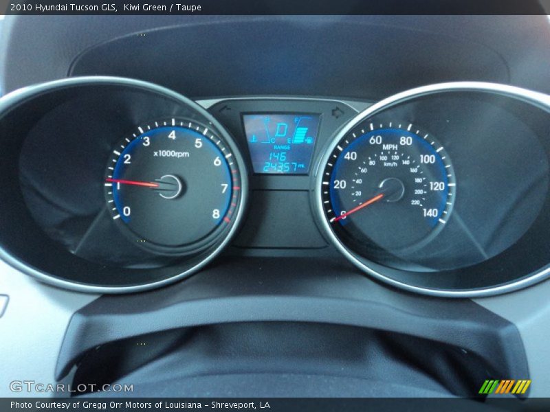 Kiwi Green / Taupe 2010 Hyundai Tucson GLS