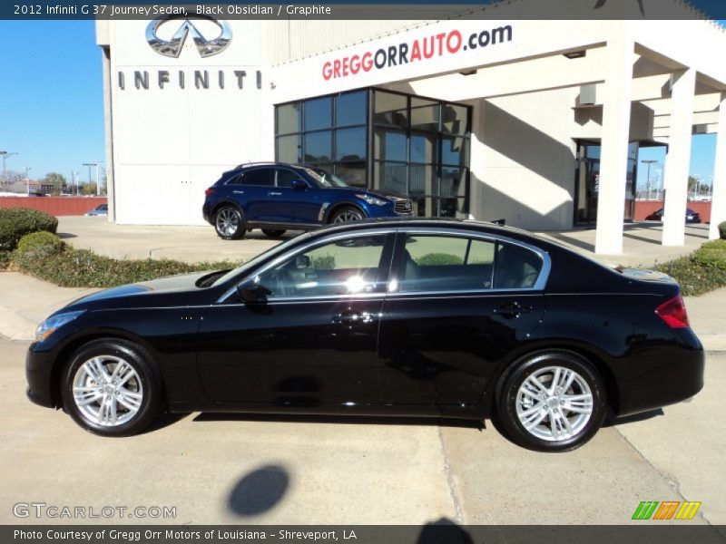 Black Obsidian / Graphite 2012 Infiniti G 37 Journey Sedan