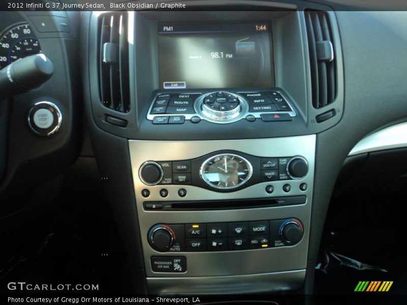 Black Obsidian / Graphite 2012 Infiniti G 37 Journey Sedan