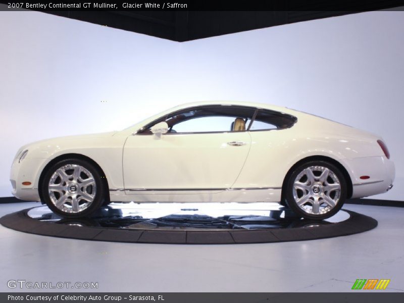 Glacier White / Saffron 2007 Bentley Continental GT Mulliner