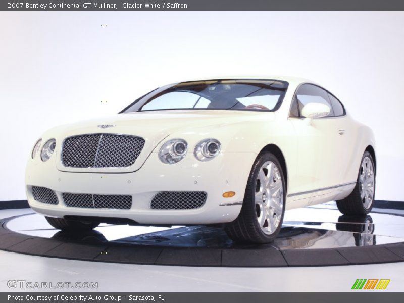 Glacier White / Saffron 2007 Bentley Continental GT Mulliner
