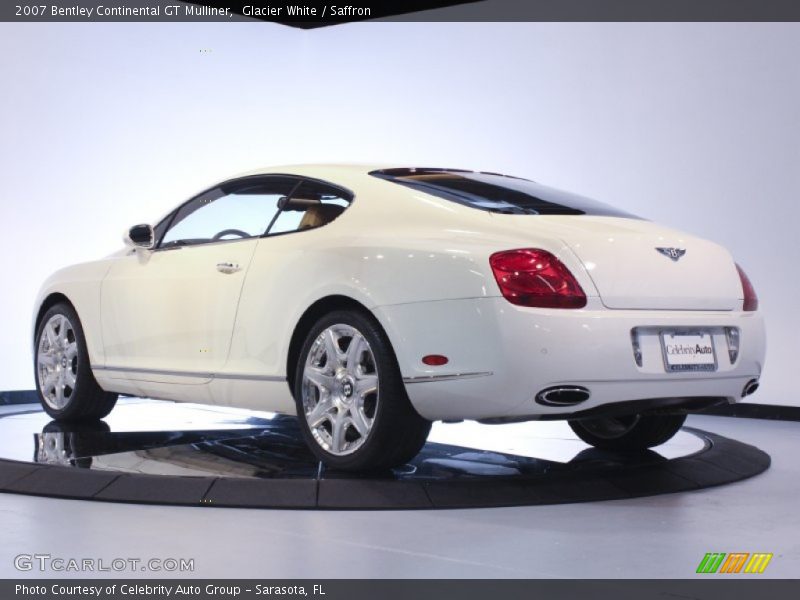 Glacier White / Saffron 2007 Bentley Continental GT Mulliner