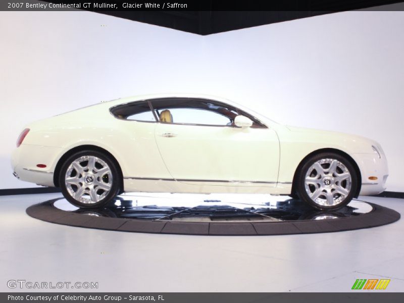 Glacier White / Saffron 2007 Bentley Continental GT Mulliner