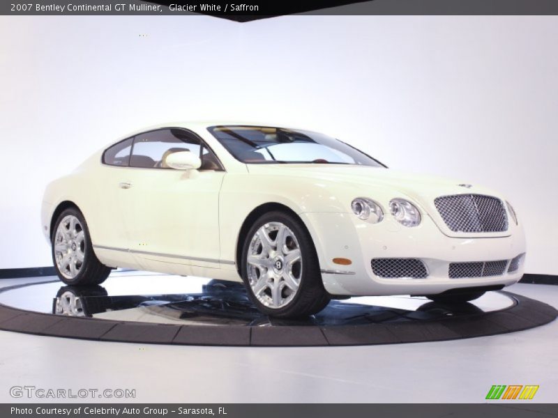Glacier White / Saffron 2007 Bentley Continental GT Mulliner