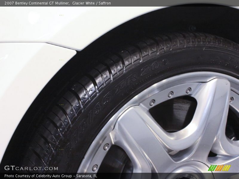 Glacier White / Saffron 2007 Bentley Continental GT Mulliner