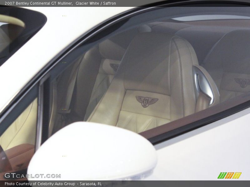 Glacier White / Saffron 2007 Bentley Continental GT Mulliner