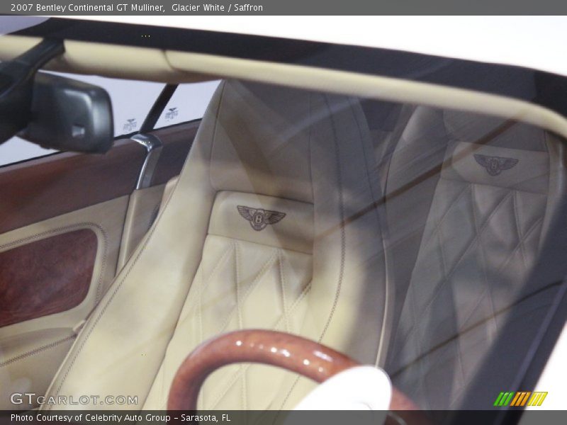 Glacier White / Saffron 2007 Bentley Continental GT Mulliner