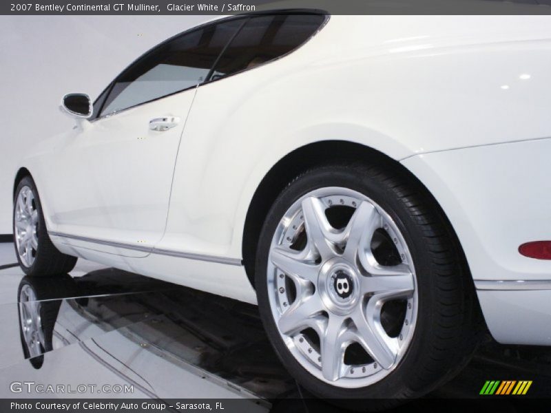 Glacier White / Saffron 2007 Bentley Continental GT Mulliner