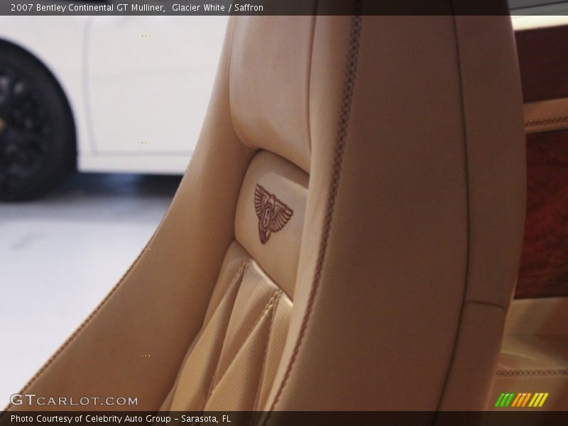 Glacier White / Saffron 2007 Bentley Continental GT Mulliner