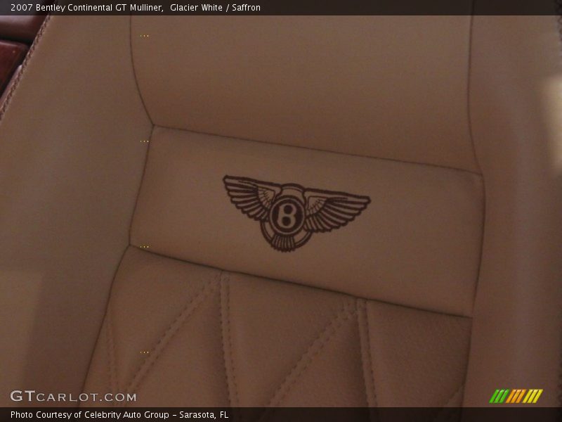 Glacier White / Saffron 2007 Bentley Continental GT Mulliner